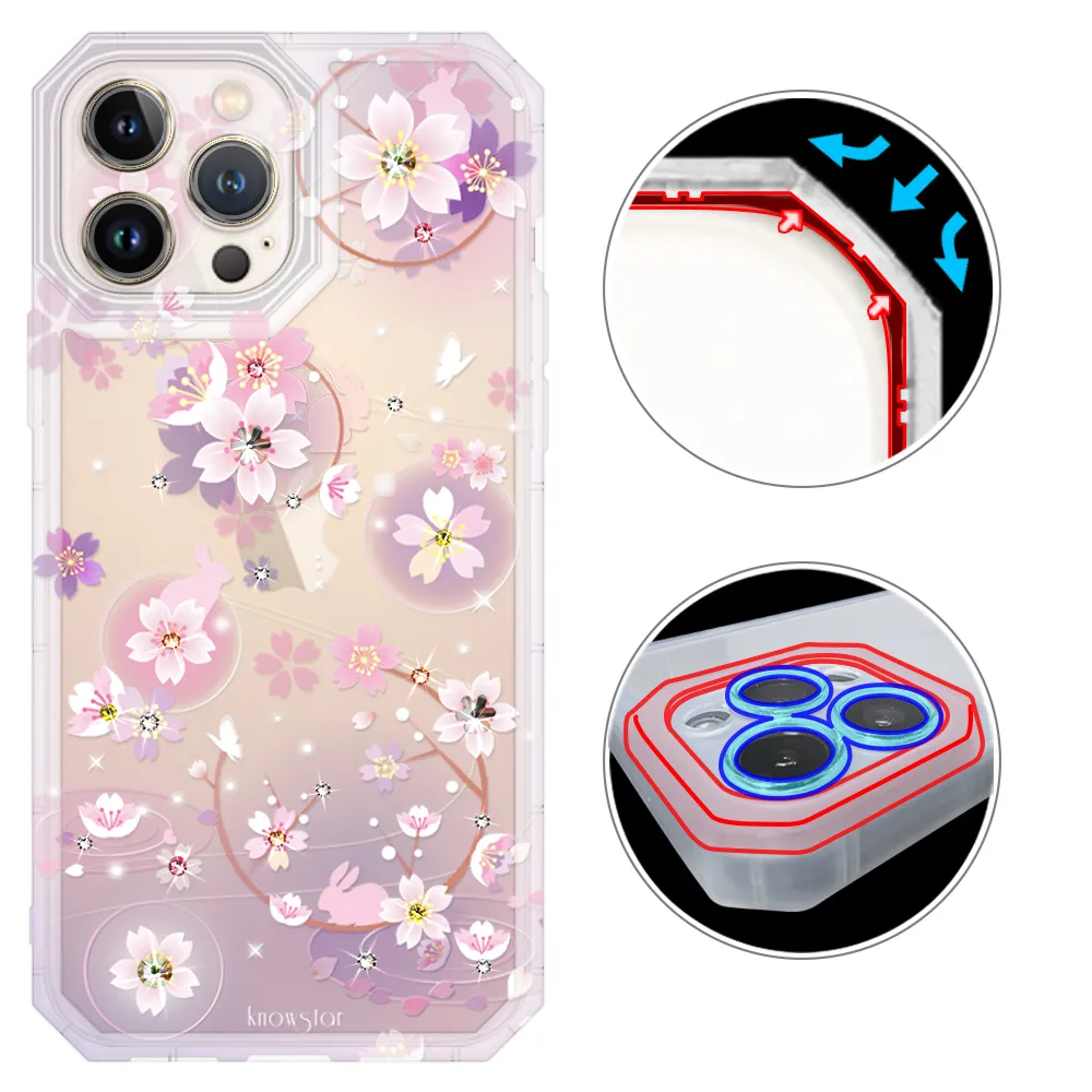 KnowStar APPLE iPhone 14 6.1吋 奧地利彩鑽防摔鏡頭全包覆魔方手機殼-燕尾蝶 歷史價格詳細信息