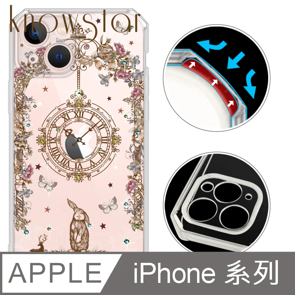 KnowStar APPLE 全系列 鏡頭全包覆彩鑽防摔魔方手機殼-雪球花 歷史價格詳細信息