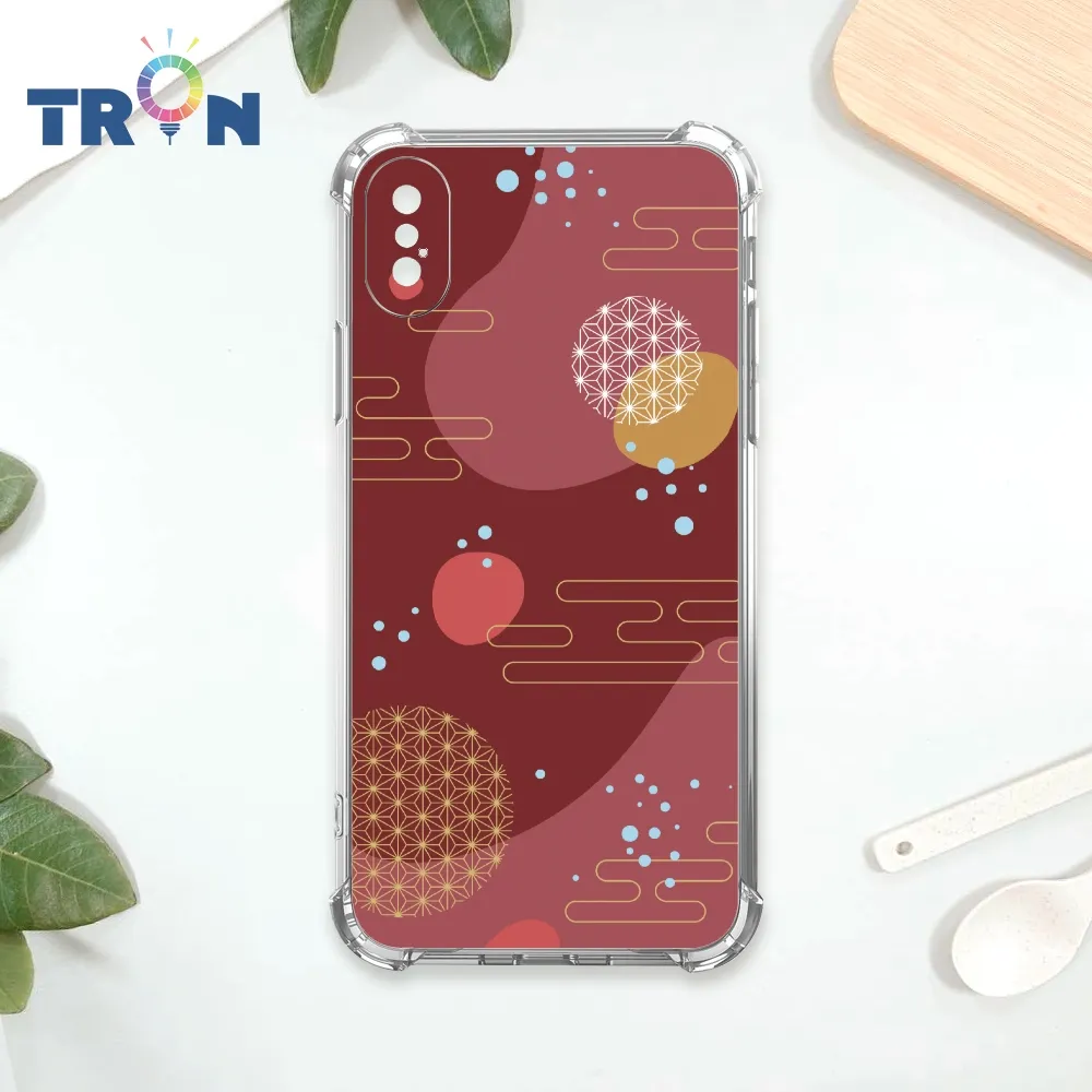 TRON IPhone X/XS 日系和風圓點落雨系列 四角防摔殼 手機殼 歷史價格詳細信息