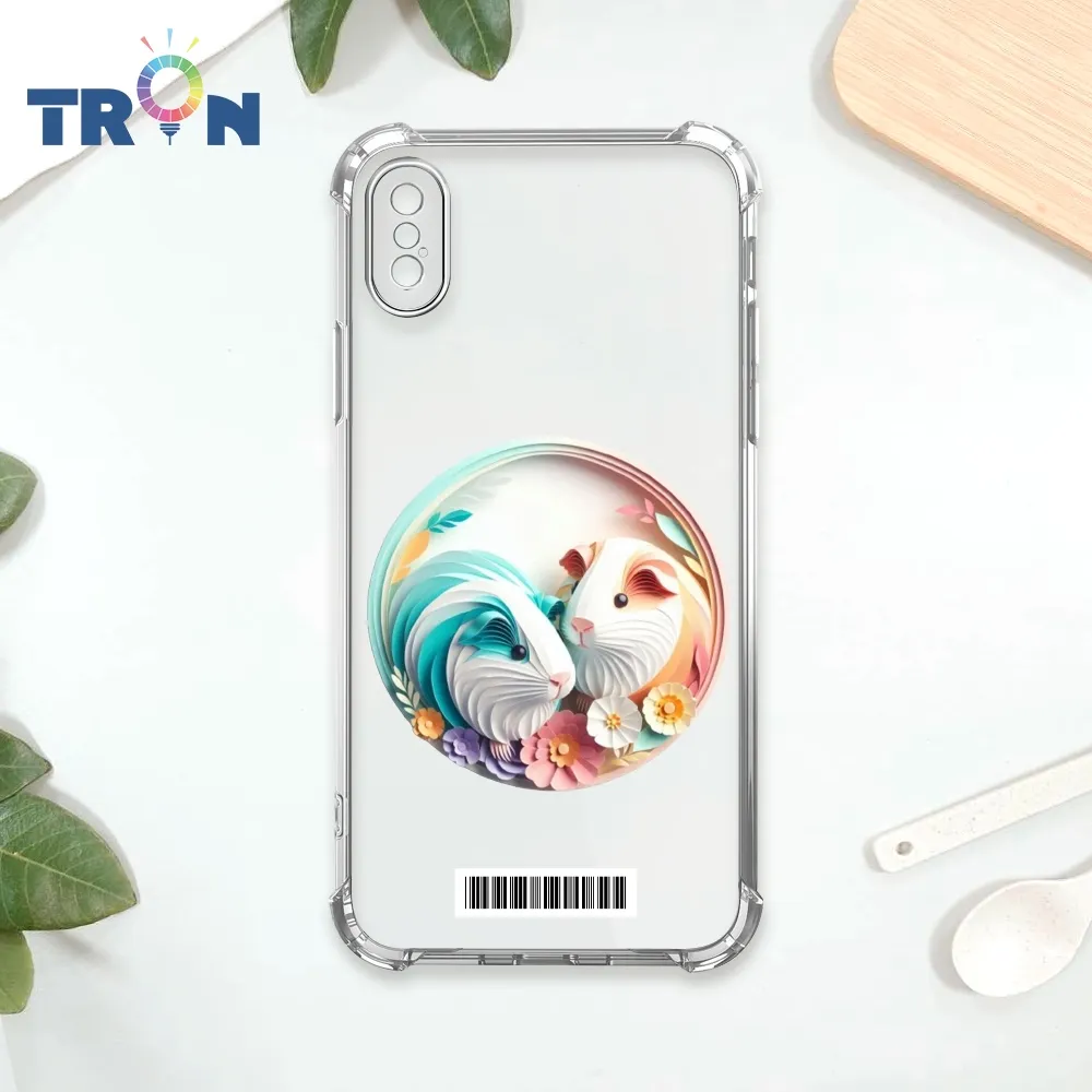 TRON IPhone XS Max 可愛紙雕兔子  載具 四角防摔殼 手機殼 歷史價格詳細信息