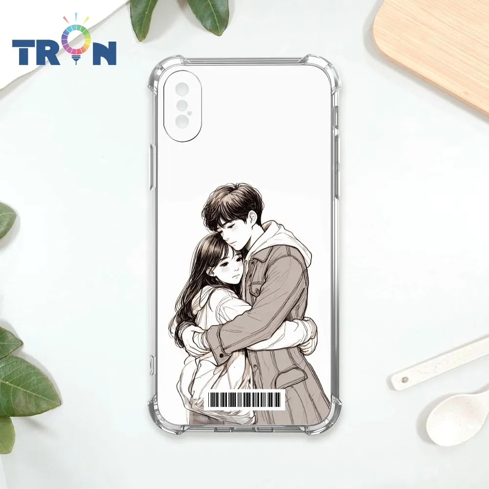 TRON IPhone XS Max 情侶深情擁抱彩色背景系列  載具 四角防摔殼 手機殼 歷史價格詳細信息