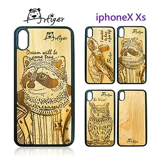 Artiger-iPhone原木雕刻手機殼-動物系列1(iPhone6 6s 7 8) 歷史價格詳細信息