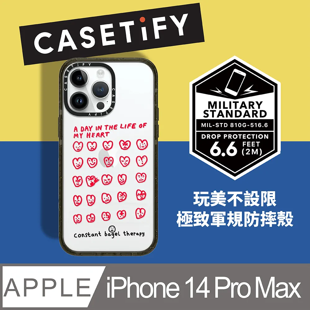 CASETiFY iPhone 14 Pro 耐衝擊透黑-貓咪樂園 歷史價格詳細信息