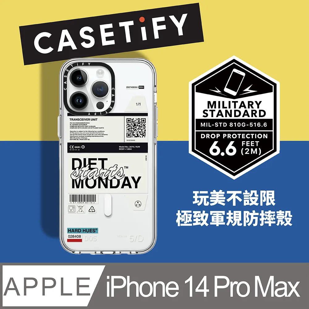 CASETiFY iPhone 14 Pro 耐衝擊透黑-貓咪樂園 歷史價格詳細信息