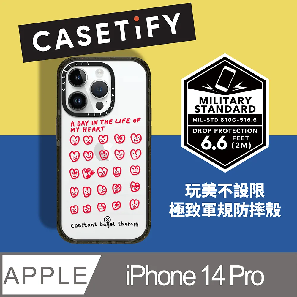 CASETiFY iPhone 14 Pro 耐衝擊透黑-貓咪樂園 歷史價格詳細信息