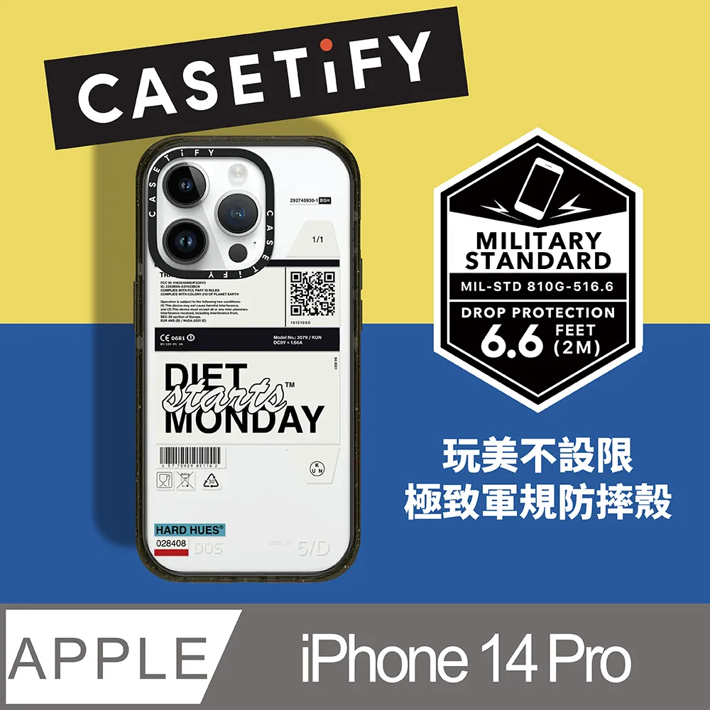CASETiFY iPhone 14 Pro 耐衝擊透黑-貓咪樂園 歷史價格詳細信息