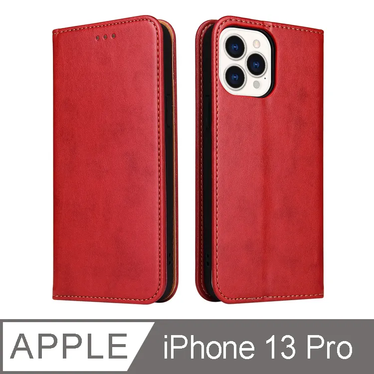 Fierre Shann 真皮紋 iPhone 16 Pro 磁吸側掀 手工PU皮套 歷史價格詳細信息