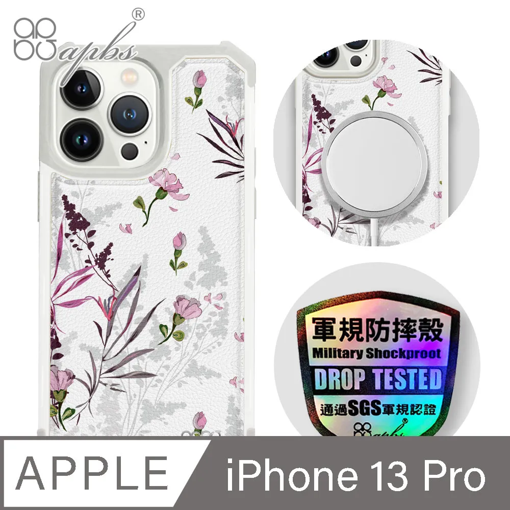 apbs iPhone 13 Pro 6.1吋軍規防摔水晶彩鑽手機殼-蝶戀芳庭 歷史價格詳細信息