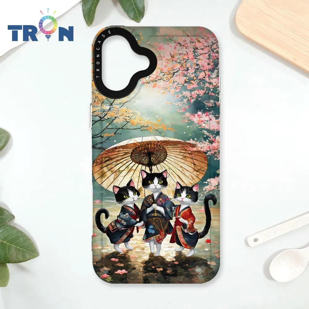TRON iPhone 16 PLUS 俄羅斯方塊招財貓-三隻小貓 太空殼 透黑款 手機殼 歷史價格詳細信息
