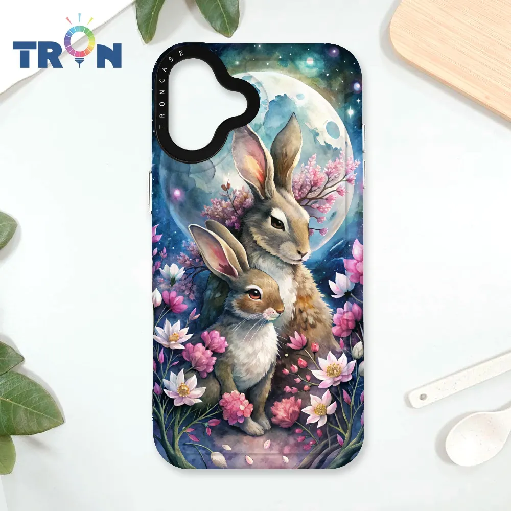 TRON iPhone 16 PLUS 手繪小兔子透明殼 太空殼 透黑款 手機殼 歷史價格詳細信息