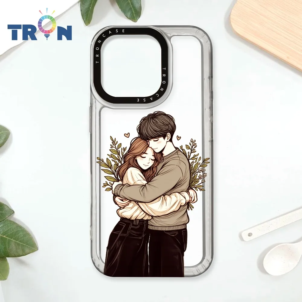 TRON IPhone 16 Pro 情侶深情擁抱彩色背景系列 太空殼 透黑款 手機殼 歷史價格詳細信息