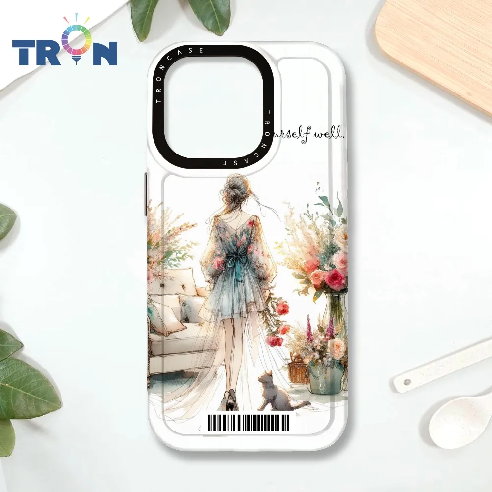 TRON IPhone 16 Pro 優雅北歐風幾何復古花磚 太空殼 透黑款 手機殼 歷史價格詳細信息