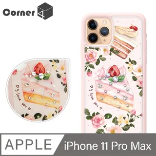 Corner4 iPhone 11 Pro Max 6.5吋奧地利彩鑽雙料手機殼-俏皮小Q 歷史價格詳細信息