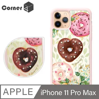 Corner4 iPhone 11 Pro Max 6.5吋奧地利彩鑽雙料手機殼-俏皮小Q 歷史價格詳細信息