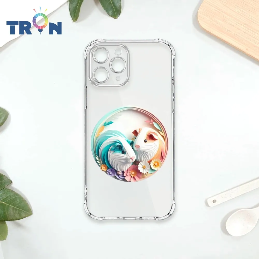 TRON IPhone 11 PRO 條紋透明小花C款  載具 四角防摔殼 手機殼 歷史價格詳細信息