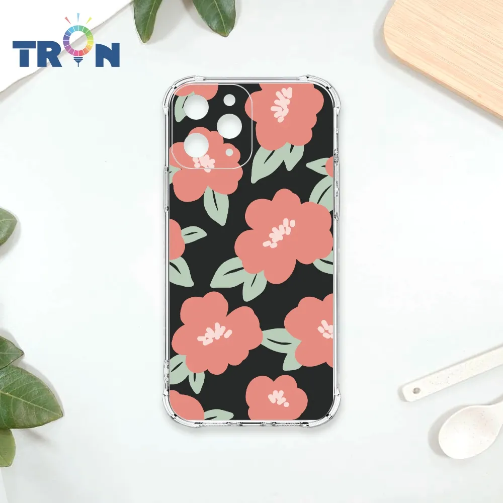 TRON IPhone 11 PRO 條紋透明小花C款  載具 四角防摔殼 手機殼 歷史價格詳細信息