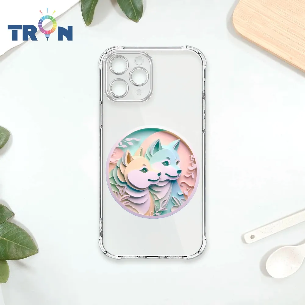 TRON IPhone 11 PRO 條紋透明小花C款  載具 四角防摔殼 手機殼 歷史價格詳細信息