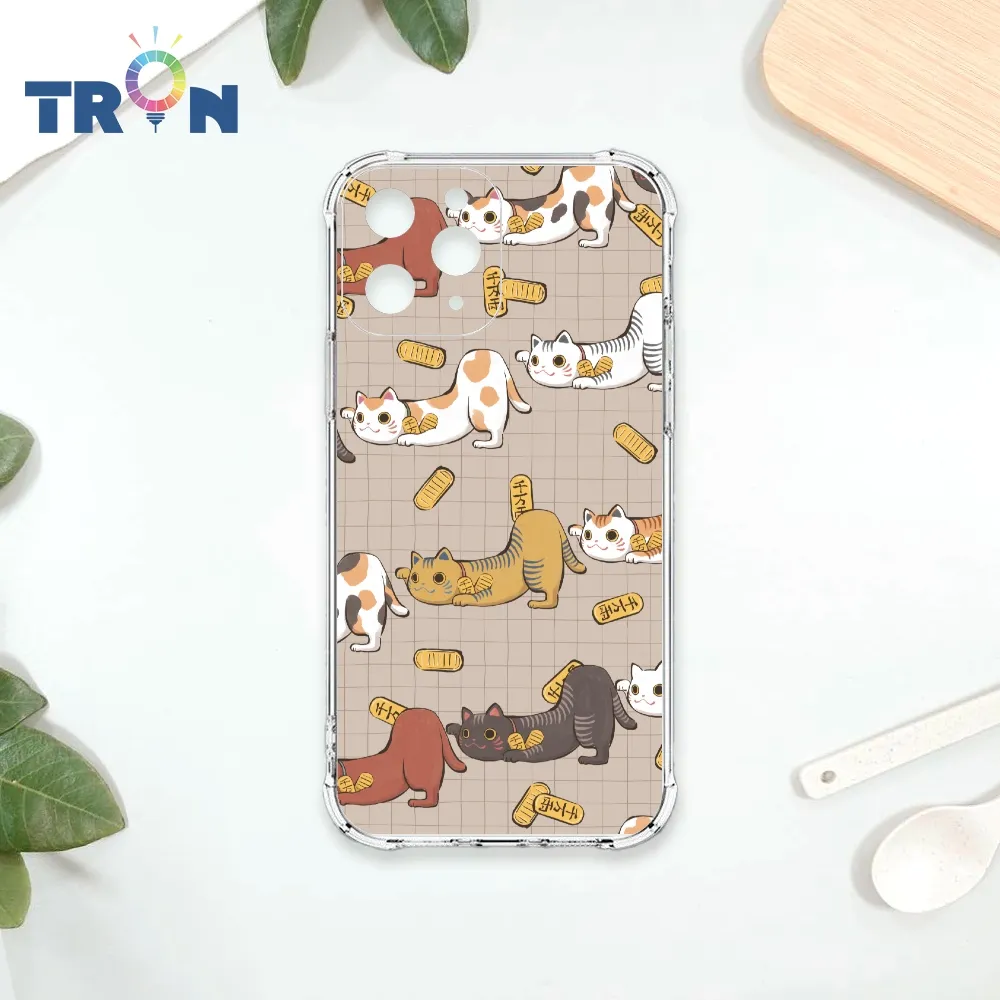 TRON IPhone 11 PRO 俄羅斯方塊招財貓-三隻小貓  載具 四角防摔殼 手機殼 歷史價格詳細信息