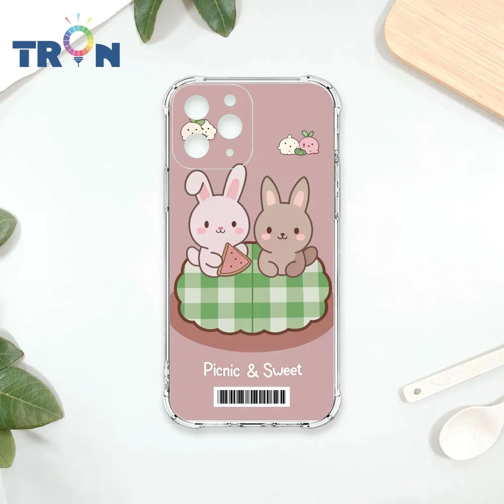 TRON IPhone 11 PRO 兔子可愛動作排排系列 四角防摔殼 手機殼 歷史價格詳細信息