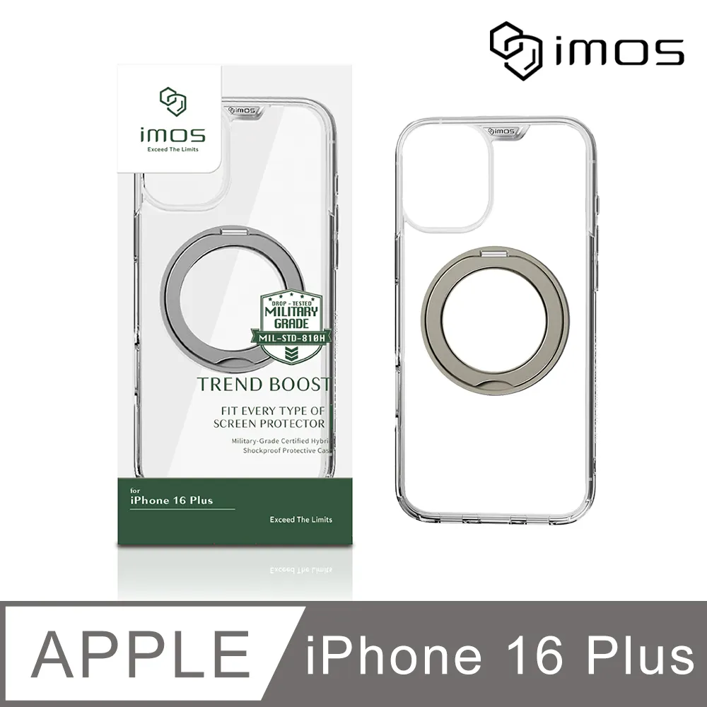 iMOS Apple iPhone 16 Plus 6.7吋 磁吸軍規防震保護殼-透明 歷史價格詳細信息