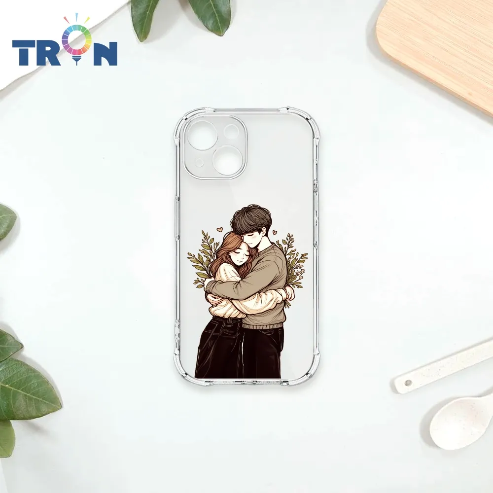 TRON IPhone 13 MINI 情侶深情擁抱彩色背景系列 四角防摔殼 手機殼 歷史價格詳細信息