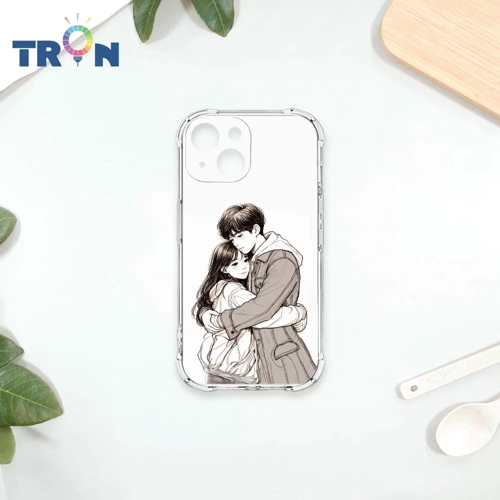 TRON IPhone 13 MINI 情侶深情擁抱彩色背景系列 四角防摔殼 手機殼 歷史價格詳細信息