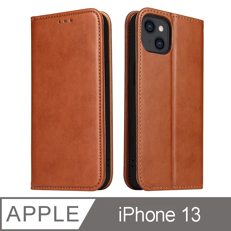 Fierre Shann 真皮紋 iPhone 16 Pro 磁吸側掀 手工PU皮套 歷史價格詳細信息