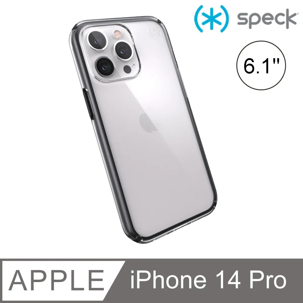 Speck iPhone 14 (6.1吋) Presidio Perfect-Clear Geo 透明防摔殼-黑框 歷史價格詳細信息