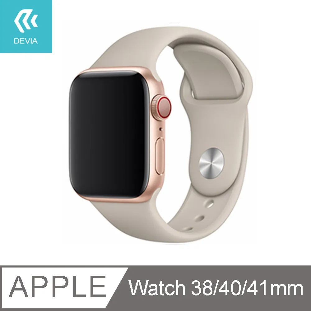 DEVIA  Apple Watch 矽膠錶帶42/44/45mm共用款-星光色 歷史價格詳細信息