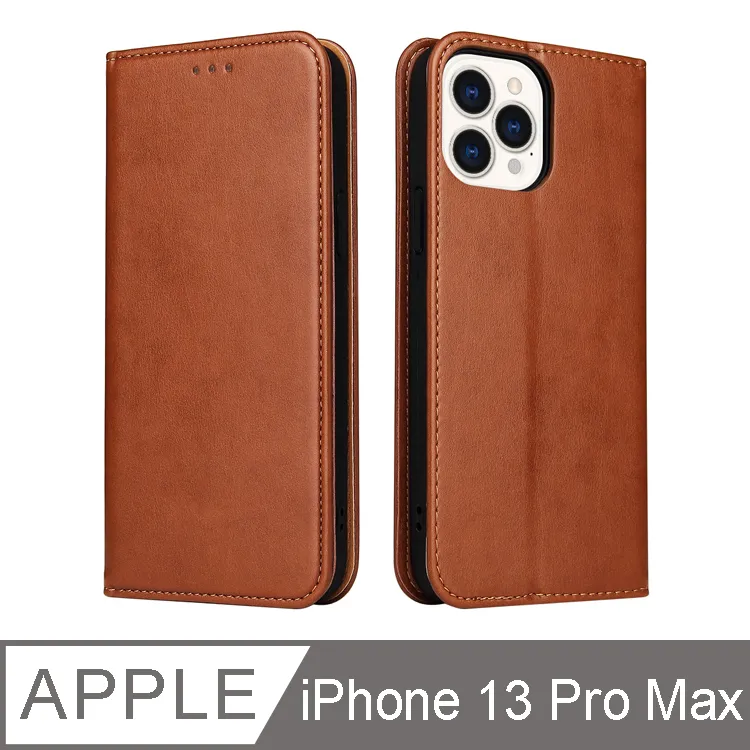 Fierre Shann 真皮紋 iPhone 16 Pro 磁吸側掀 手工PU皮套 歷史價格詳細信息