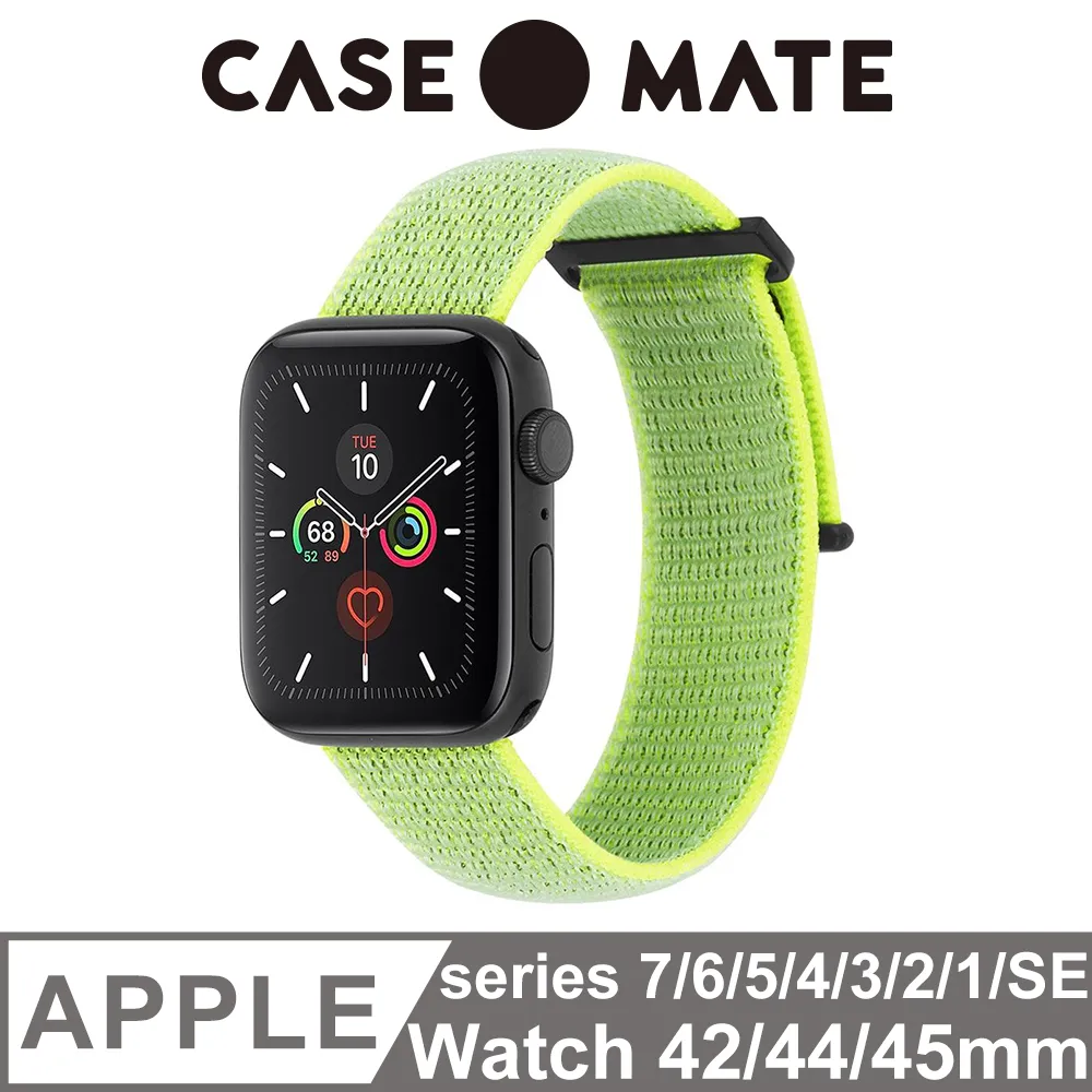 美國 CASE●MATE Apple Watch 5代通用 42-44mm 尼龍運動型舒適錶帶 - 霓虹橘 歷史價格詳細信息
