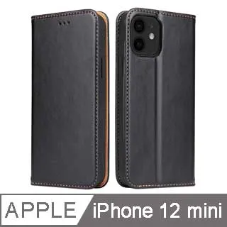 Fierre Shann 真皮紋 iPhone 12 Pro Max (6.7吋) 錢包支架款 磁吸側掀手工PU皮套保護殼-紅色 歷史價格詳細信息