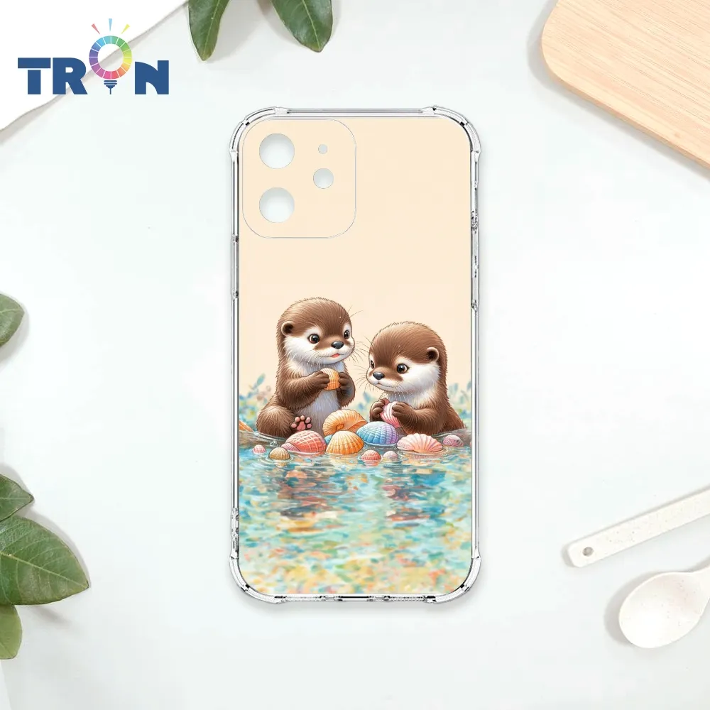 TRON IPhone 12 MINI 湖面上的動物們 四角防摔殼 手機殼 歷史價格詳細信息