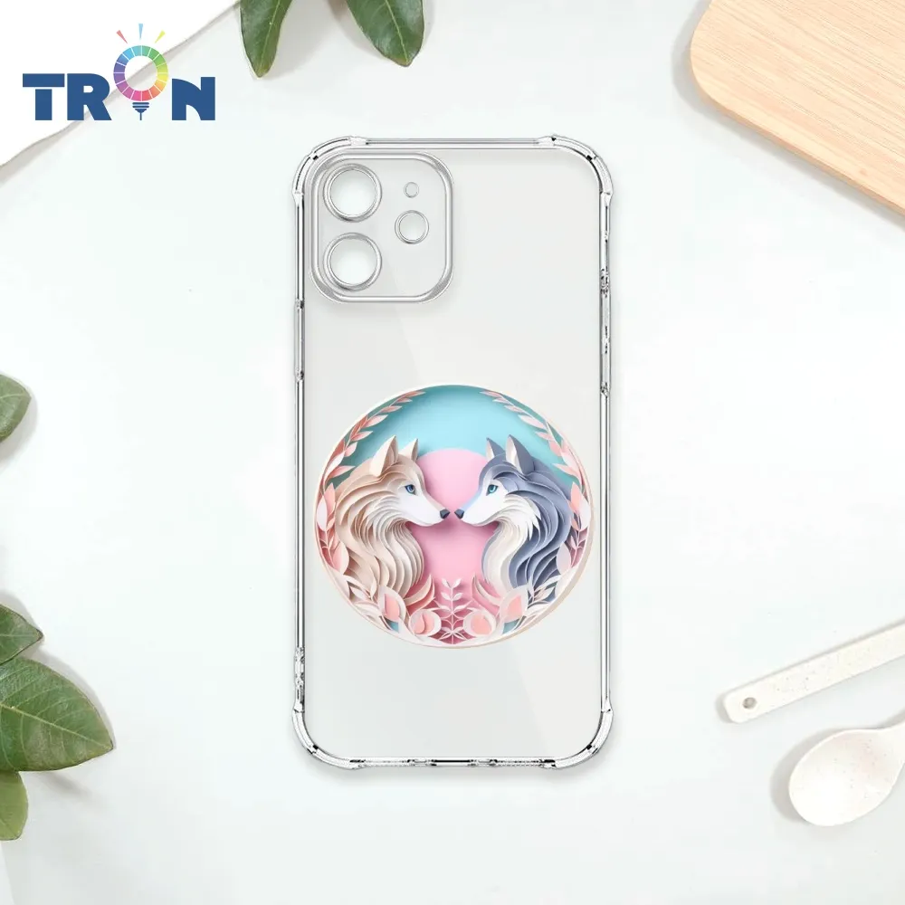 TRON IPhone 12 MINI 湖面上的動物們 四角防摔殼 手機殼 歷史價格詳細信息