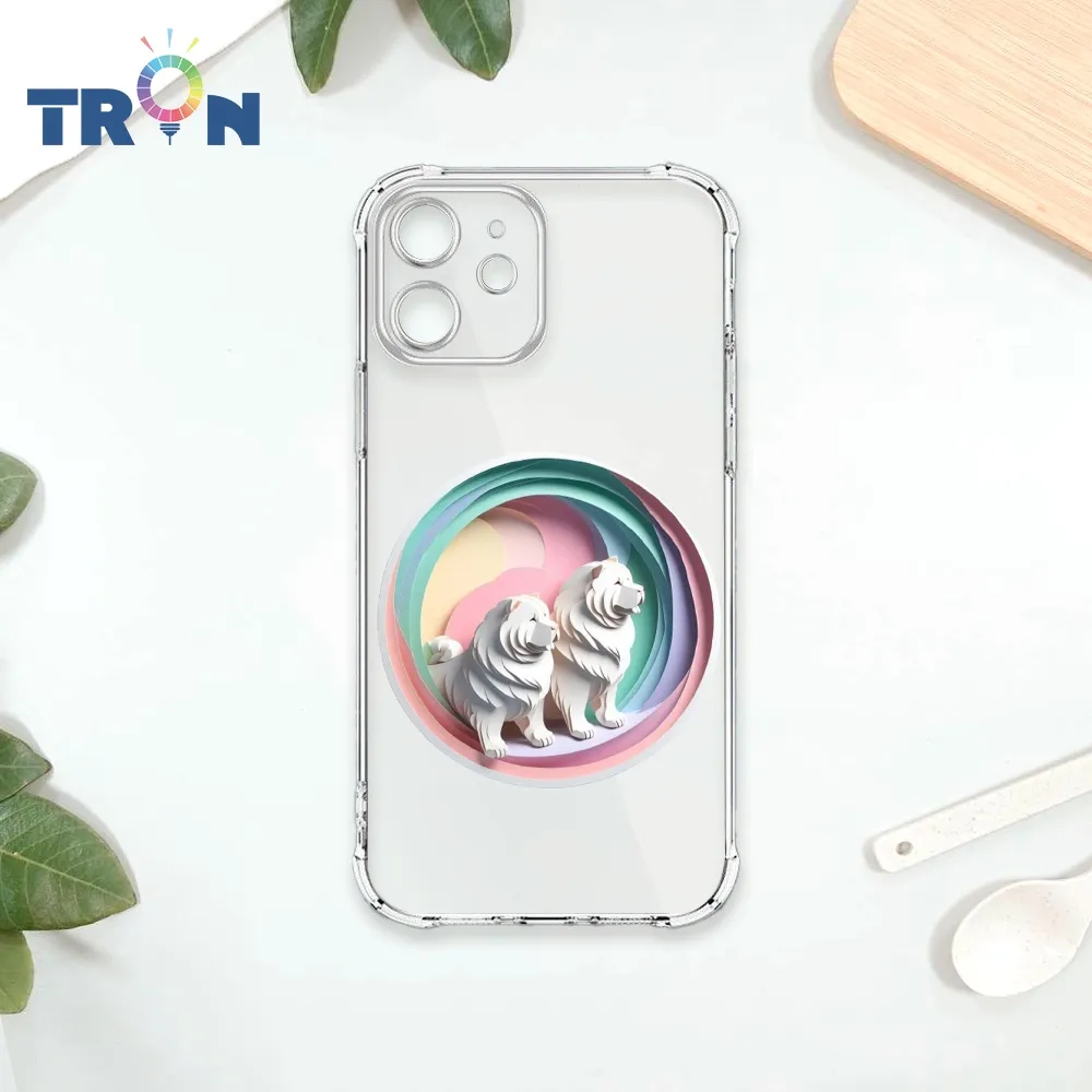 TRON IPhone 12 MINI 可愛紙雕浣熊 四角防摔殼 手機殼 歷史價格詳細信息