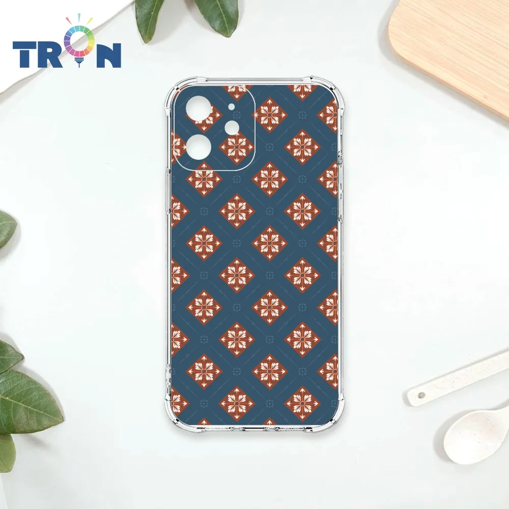 TRON IPhone 12 古風水墨畫紅牡丹花 四角防摔殼 手機殼 歷史價格詳細信息