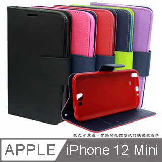 iPhone 12 Mini (5.4吋) 撞色經典款側掀站立皮套 CT 價格比較,價格查詢,歷史價格詳細信息