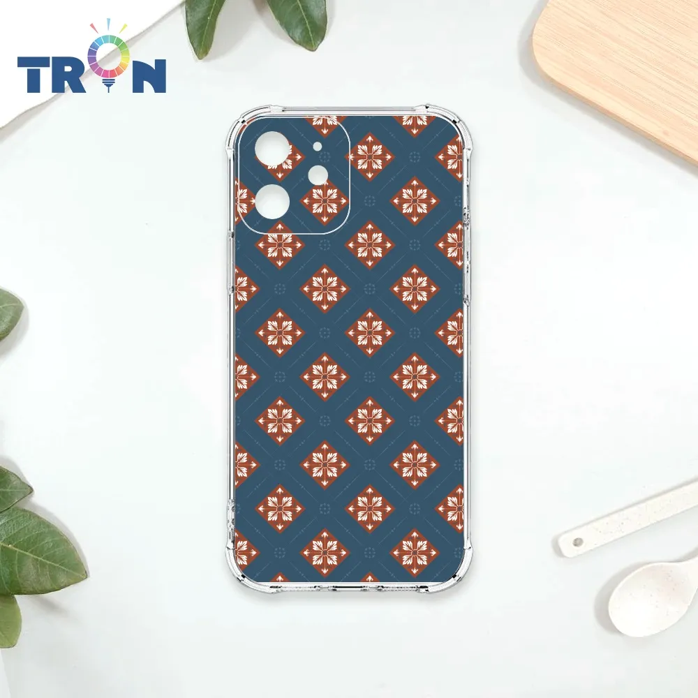 TRON IPhone 12 古風水墨畫紅牡丹花 四角防摔殼 手機殼 歷史價格詳細信息