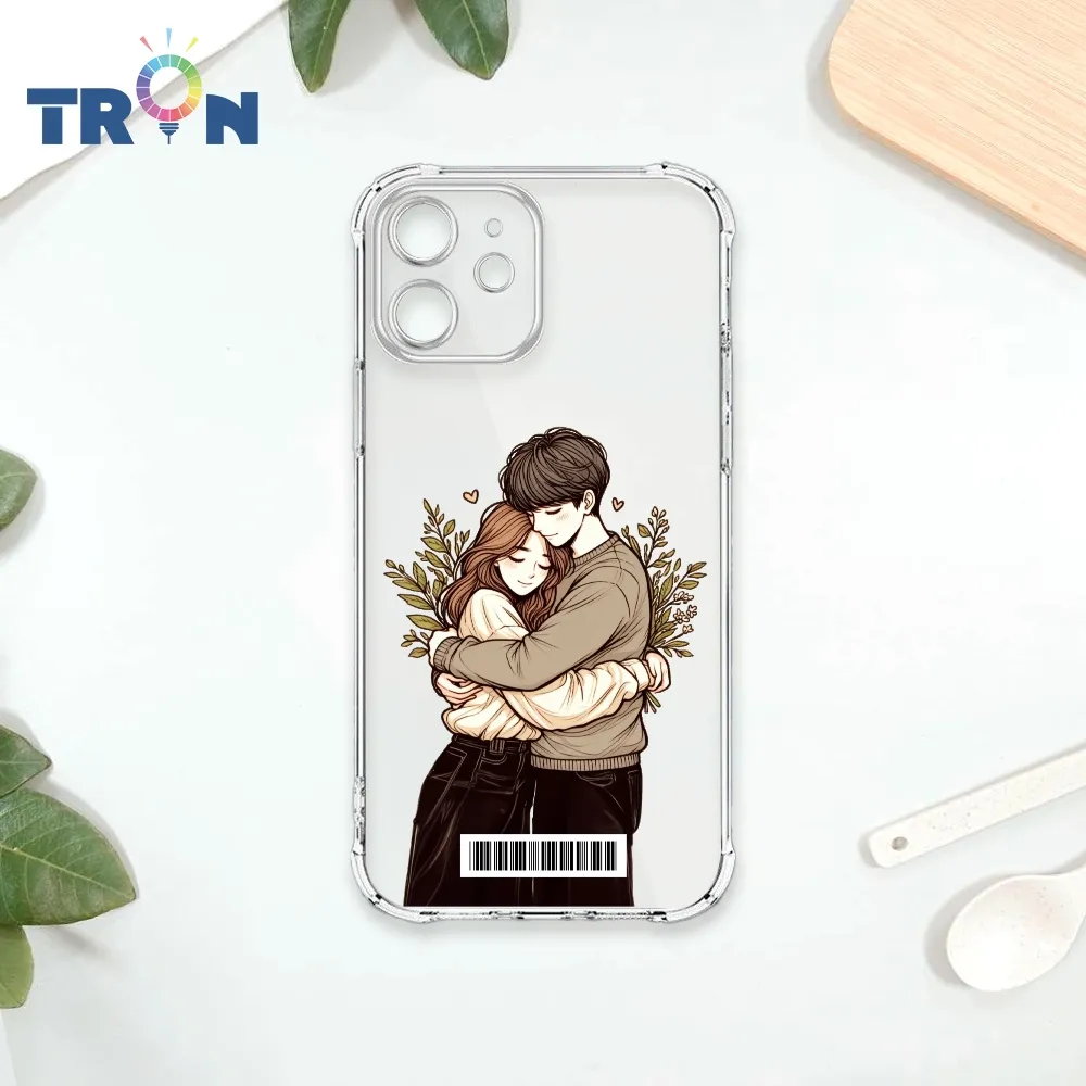 TRON IPhone 12 情侶深情擁抱彩色背景系列 四角防摔殼 手機殼 歷史價格詳細信息