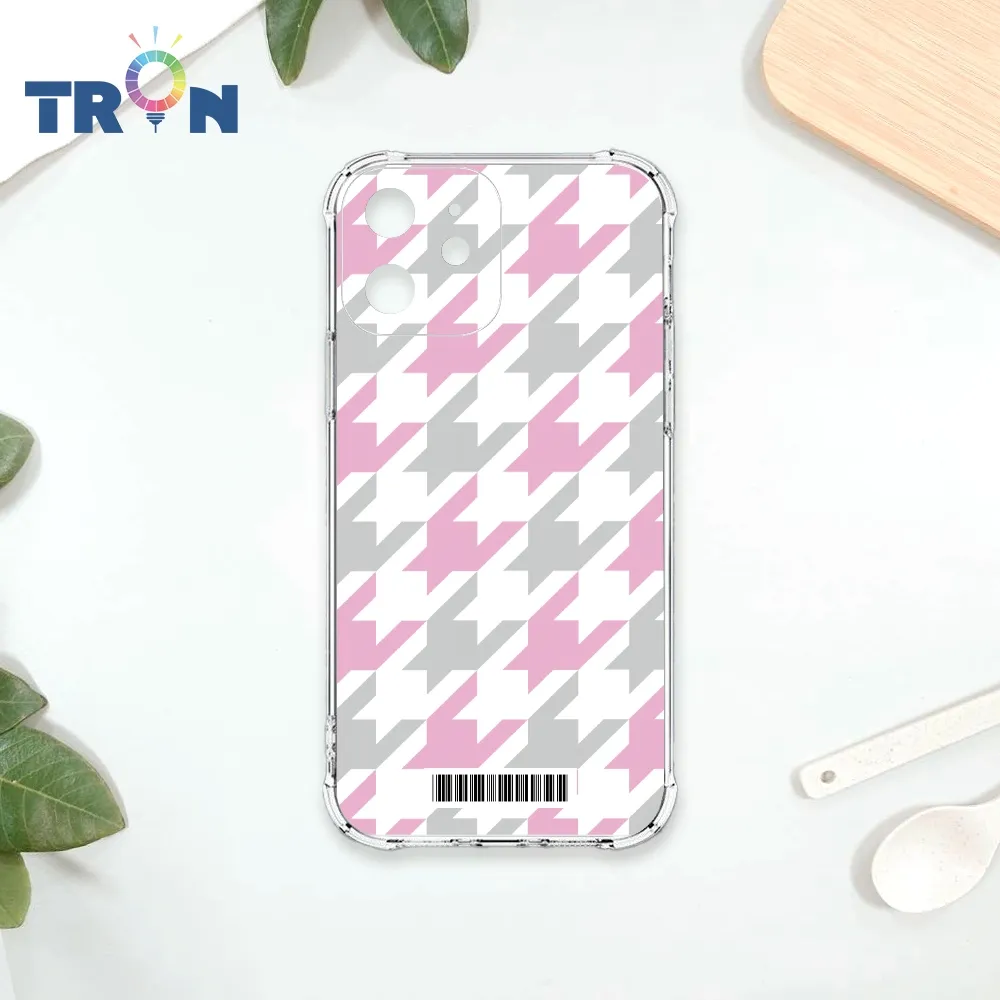 TRON IPhone 12 撞色千鳥紋  載具 四角防摔殼 手機殼 價格比較,價格查詢,歷史價格詳細信息
