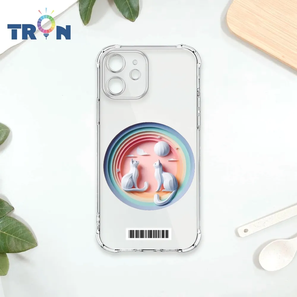 TRON IPhone 12 可愛小動物樹下乘涼  載具 四角防摔殼 手機殼 歷史價格詳細信息