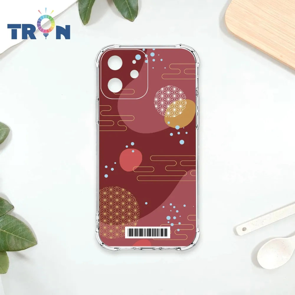 TRON IPhone 12 和風圓點棉球系列  載具 四角防摔殼 手機殼 歷史價格詳細信息