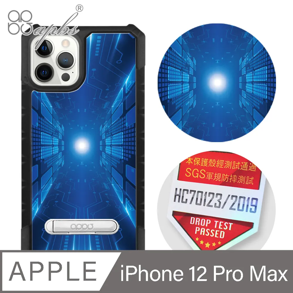 apbs iPhone 12 Pro Max 6.7吋專利軍規防摔立架手機殼-歌德玫瑰(黑殼) 歷史價格詳細信息