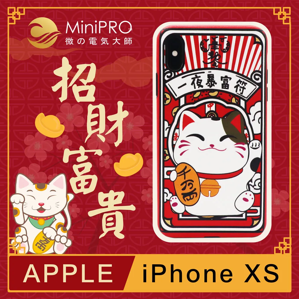 MiniPRO微型電器大師-諸事大吉浮雕設計輕薄防護手機殼(Apple iPhone-XS 5.8吋) 歷史價格詳細信息