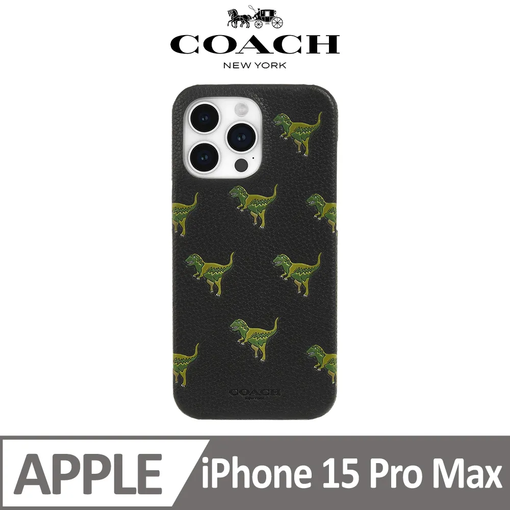 【COACH】iPhone 15 Pro Max 手機殼 黑色經典大C 歷史價格詳細信息