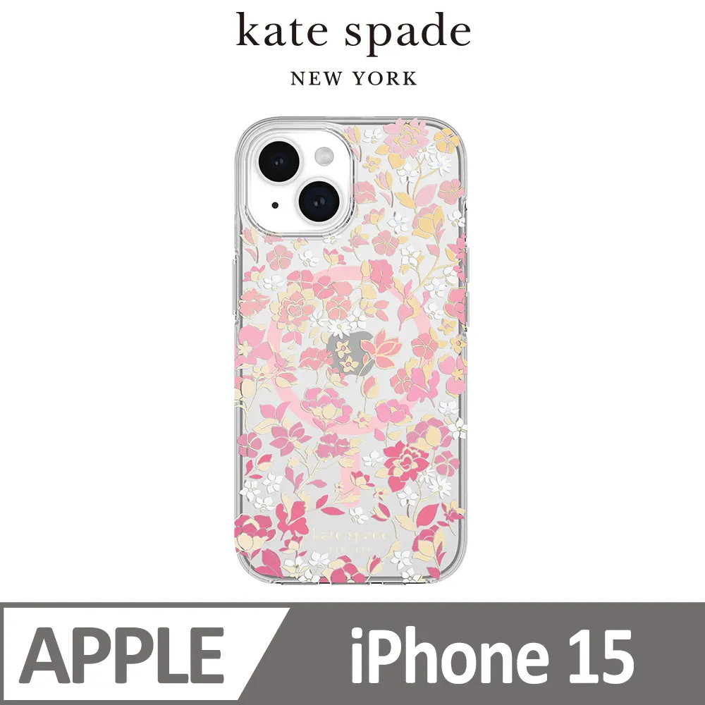 【kate spade】iPhone 15 MagSafe 精品手機殼 桃花紛飛 歷史價格詳細信息