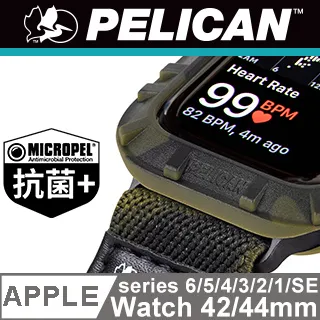 美國 Pelican 派力肯 Apple Watch 42-49mm 1-8代/SE/Ultra Protector 保護者NATO錶帶 - 黑色 歷史價格詳細信息