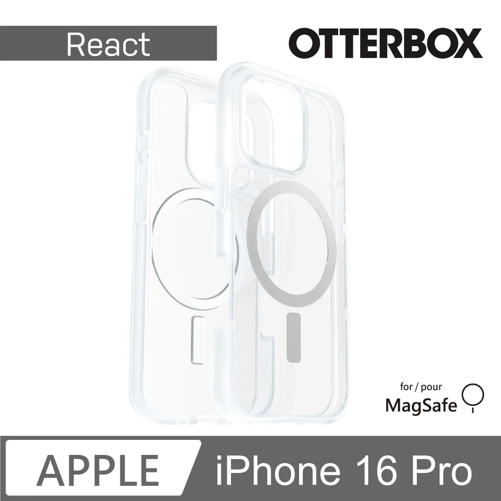 【OtterBox】iPhone 16 Pro 6.3吋 React 輕透防摔殼-透明(支援MagSafe) 歷史價格詳細信息