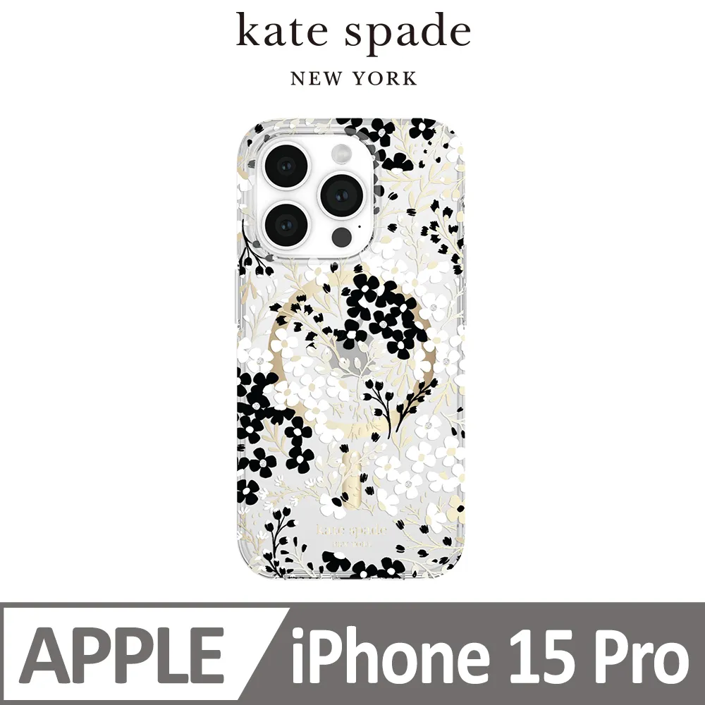 【kate spade】iPhone 15 Pro MagSafe 精品手機殼 桃花紛飛 歷史價格詳細信息