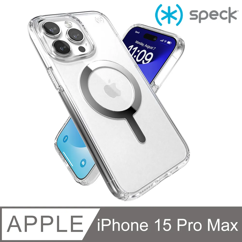 Speck iPhone 15 Pro (6.1吋) Presidio2 Pro MagSafe 磁吸柔觸感防摔殼-黑色 歷史價格詳細信息